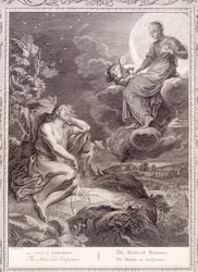 De maan en Endymion, 1731